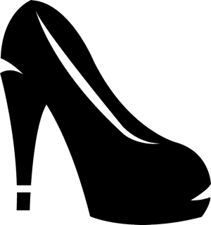 Feminine Heel Shoe Png - Women's Footwear Icon Png, Transparent Png PNG with transparent background
