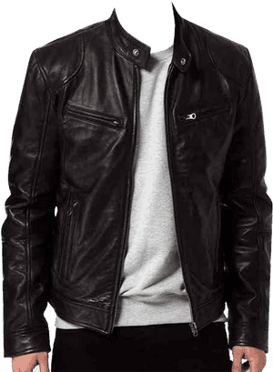 Zipper - Black Leather Jackets Men, HD Png Download PNG image with transparent background