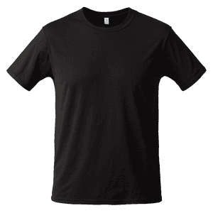 Classic Black Tee PNG uvr PNG