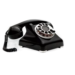 Classic Black Telephone Png Kqo PNG Image