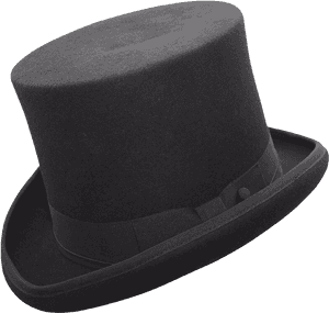Edward Wool Top Hat - Old Top Hats, HD Png Download PNG image with transparent background
