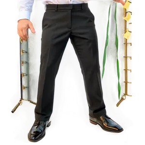 Classic Black Trousers Png Erk99 PNG Image