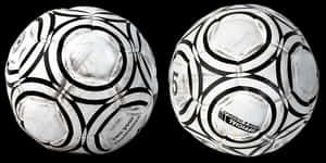 Classic Blackand White Soccer Balls PNG image with transparent background
