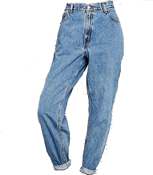Transparent Torn Jeans Png - Mom Jeans Transparent, Png Download PNG with transparent background