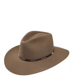 Classic Brown Cowboy Hat PNG Image