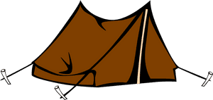 Clip Art Tent Camping Portable Network Graphics Desktop - Camping Tent Clipart, HD Png Download PNG image with transparent background