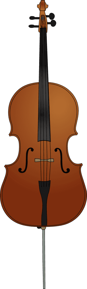 Cello Vector Violin - Cello Clipart, HD Png Download PNG