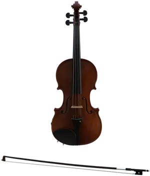 Classic Celloand Bow PNG Image