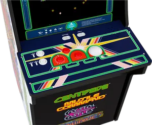 Classic Centipede Arcade Cabinet PNG Image