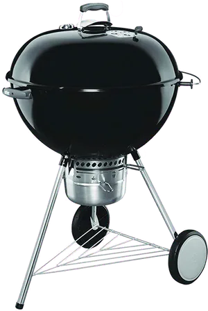 Classic Charcoal Kettle Grill PNG Image