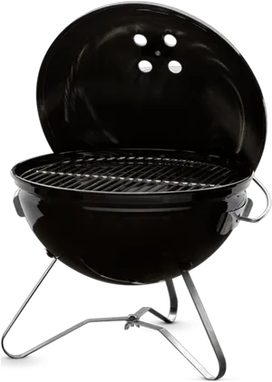 Classic Charcoal Kettle Grill PNG Image