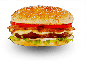 Cheeseburger Hamburger Junk Food Whopper Breakfast - Cheeseburger, HD Png Download PNG image with transparent background