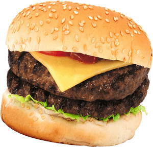 Transparent Burger Transparent Png - Cheeseburger, Png Download PNG image with transparent background