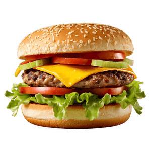 Classic Cheeseburger PNG 12 PNG image with transparent background