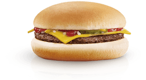 Cheeseburger Mcdonalds, HD Png Download PNG image with transparent background