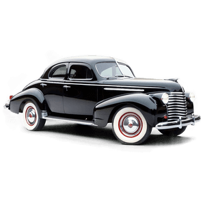 Classic Chevrolet Car PNG bkw PNG image with transparent background