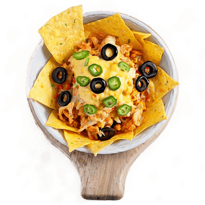 Classic Chicken Nachos PNG 06122024 PNG with transparent background