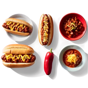 Classic Chili Dog Feast Png 74 PNG Image