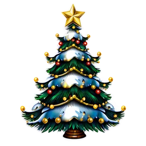 Classic Christmas Tree Design Png 06132024 PNG Image