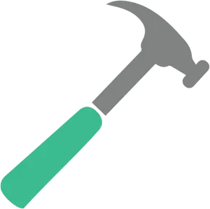 Classic Claw Hammer Icon PNG Image