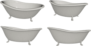 Transparent Bath Tub Png - Bathtub, Png Download PNG