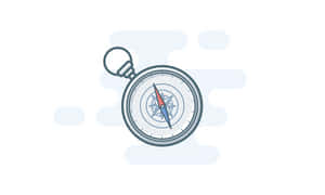 Classic Compass Illustration PNG image with transparent background