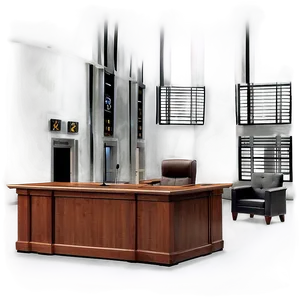 Classic Courtroom Setup Png Wdm PNG Image