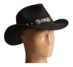 Classic Cowboy Hat Display PNG image with transparent background