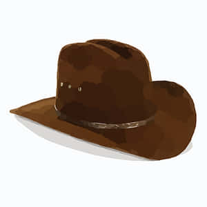 Classic Cowboy Hat Illustration PNG image with transparent background