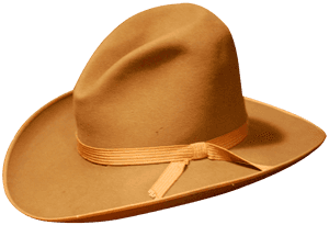 Classic Cowboy Hat PNG image with transparent background