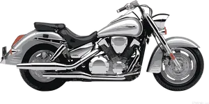 Classic Cruiser Motorcycle PNG Image