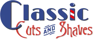 Classic Cutsand Shaves Logo PNG Image