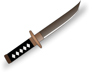 Dagger Weapon Clip Art Download - Ninja Sword Cartoon Small, HD Png Download PNG image with transparent background