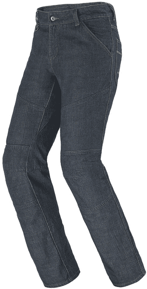 Classic Denim Jeans Side View PNG image with transparent background