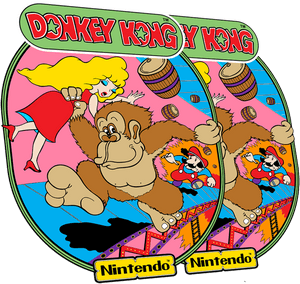 Donkey Kong Arcade Decal, HD Png Download PNG