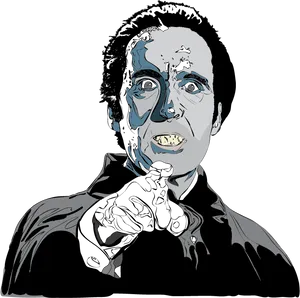 Classic Dracula Illustration PNG Image