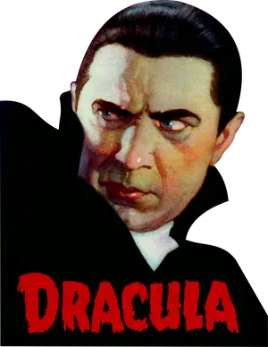 Classic Dracula Portrait PNG Image