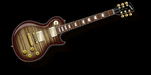 Classic Electric Guitaron Black PNG image with transparent background