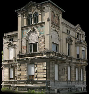 Classic European Style House PNG image with transparent background