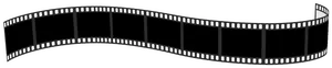 Classic Film Reel Graphic PNG Image