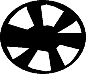 Classic Film Reel Icon PNG with transparent background