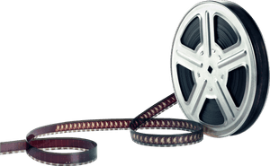 Classic Film Reeland Strip PNG image with transparent background