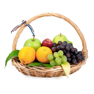 Classic Fruit Basket Png Tlu24 PNG Image