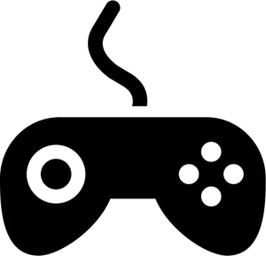 Classic Game Controller Outline PNG Image