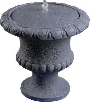 Classic Garden Fountain PNG Image