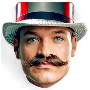 Classic Gentleman Mustache PNG avy8 PNG
