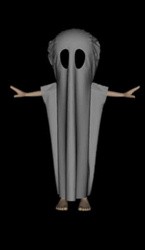 Classic Ghost Costume PNG image with transparent background