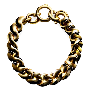 Classic Gold Bracelet Look Png 2 PNG Image