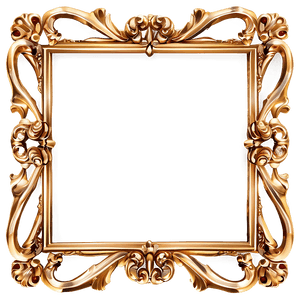 Classic Gold Frame Border PNG   63 PNG