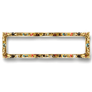 Classic Golden Border PNG ruj PNG